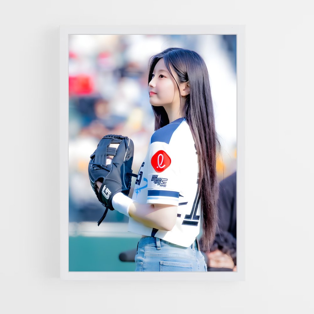 Poster Lotte giants fluide – affiche Baseball (vue 3)